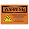 Signmission OSHA Warning Sign, 7" Height, 10" Width, Flammable Storage Building Fuel With Symbol, Landscape OS-WS-D-710-L-12144 - alternate 1